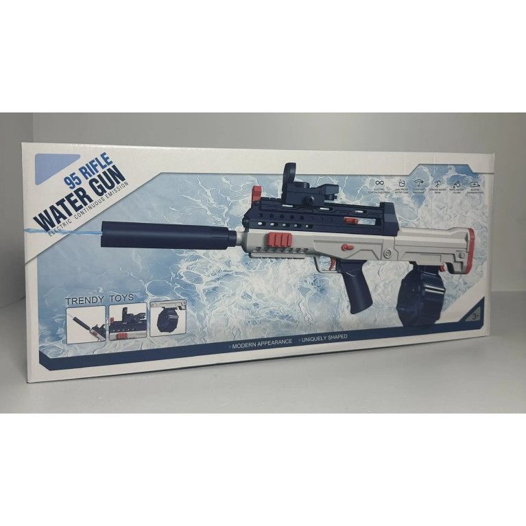 Игрушка водяное  оружие автомат  на съёмном аккумуляторе cy026  cy027 47*7*20 см
