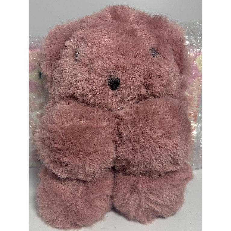 Сумка  медведь для девочки меховая 30  см на плечо