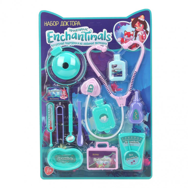 Набор доктора ЭНЧАНТИМАЛС блист.28,5*43*3см ИГРАЕМ ВМЕСТЕ в кор.2*60шт
