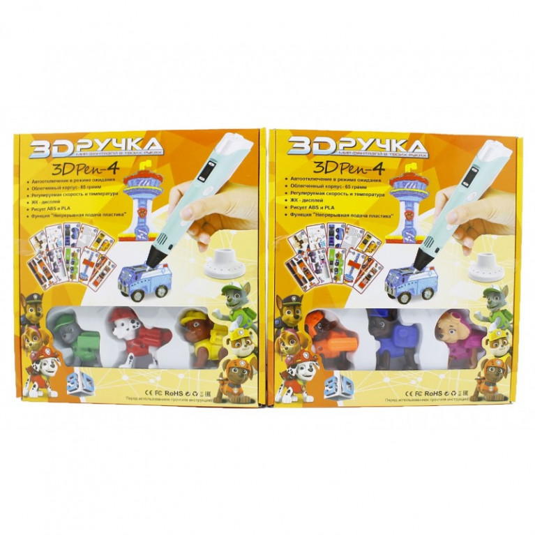 Игрушка 3d ручка с фигурками 3 шт. y789 26*6*24 см
