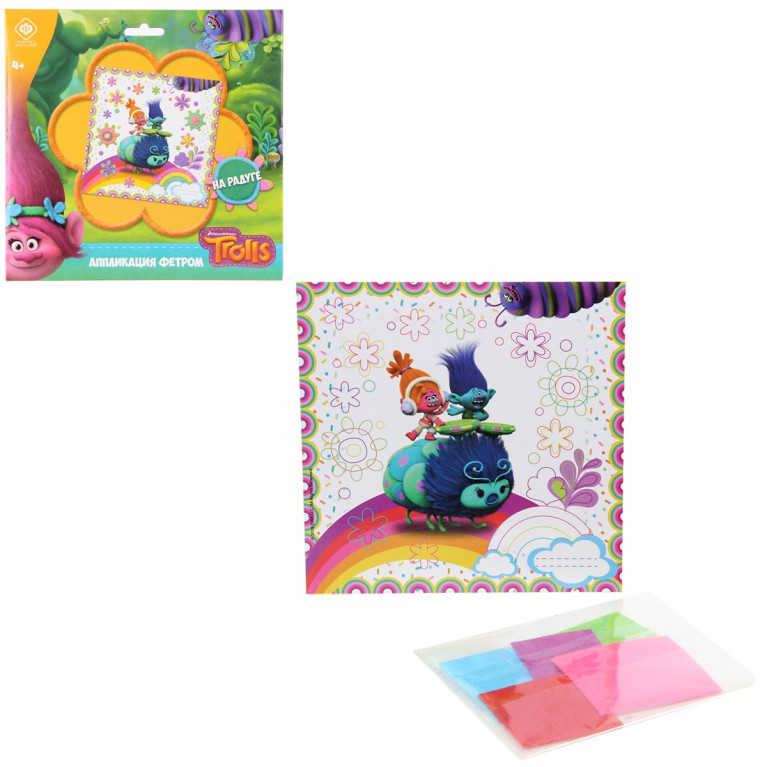 Аппликация фетром 15х15 см 70056