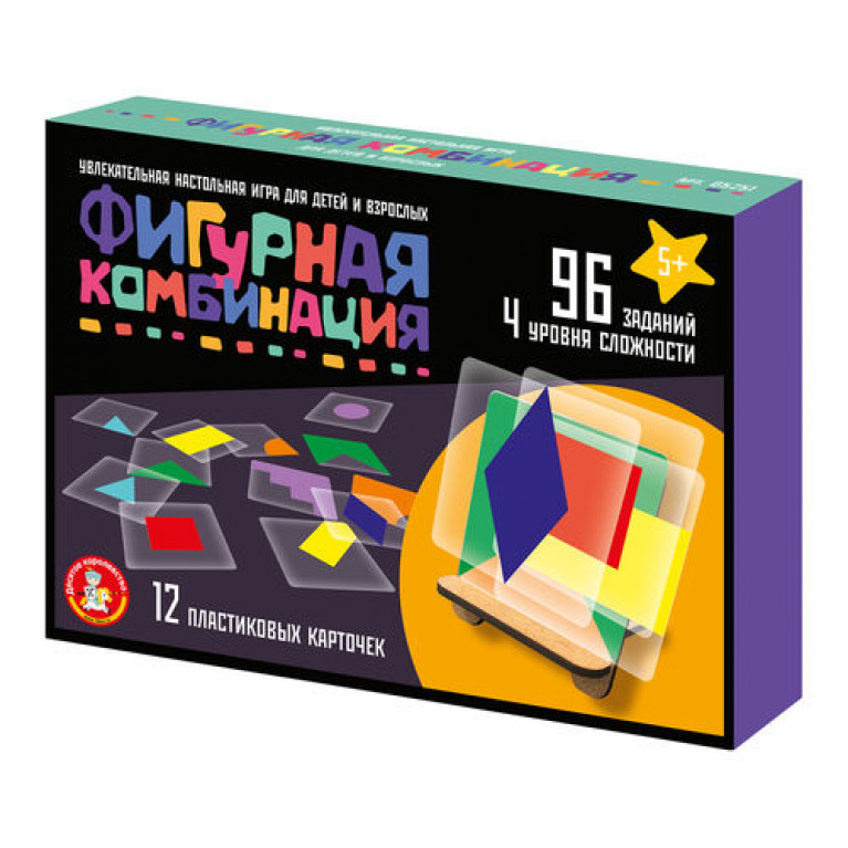 Игра настольная "Фигурная комбинация" (96 заданий) 05251
