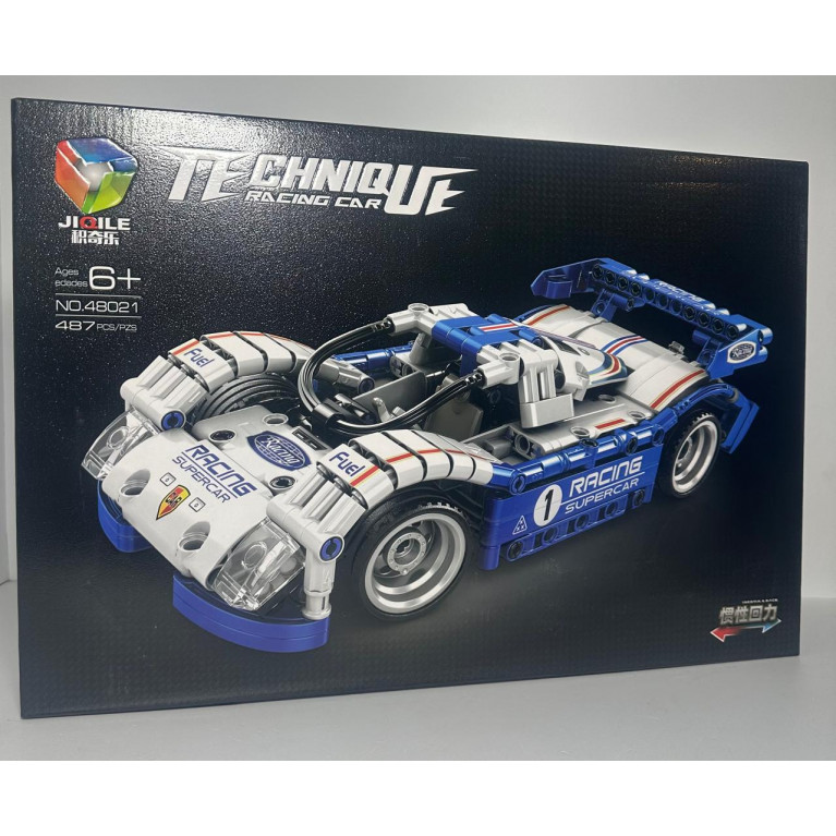 Игрушка машина конструктор 487 детали 48021   52*7,5*35 см