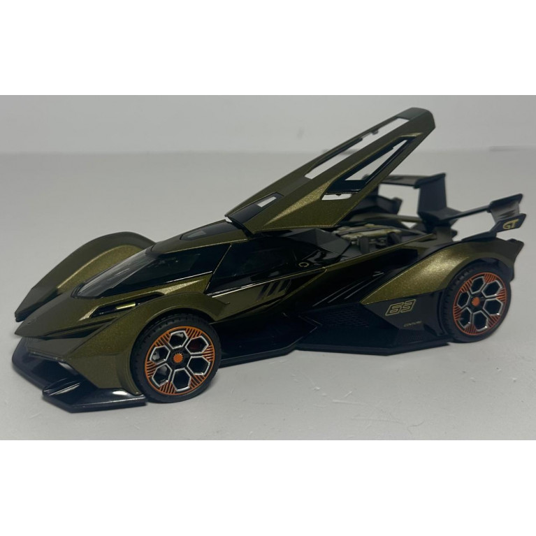 Игрушка машина металл без коробки свет ,звук ,открывается багажник, капот, 1:24