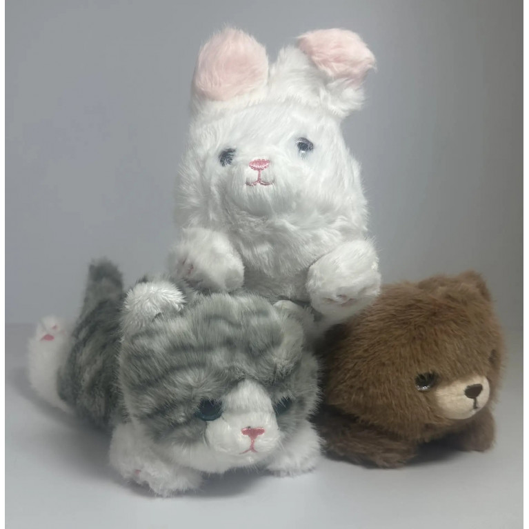 Игрушка мягкая животные лежачие ассорти антистресс 30 см 0532