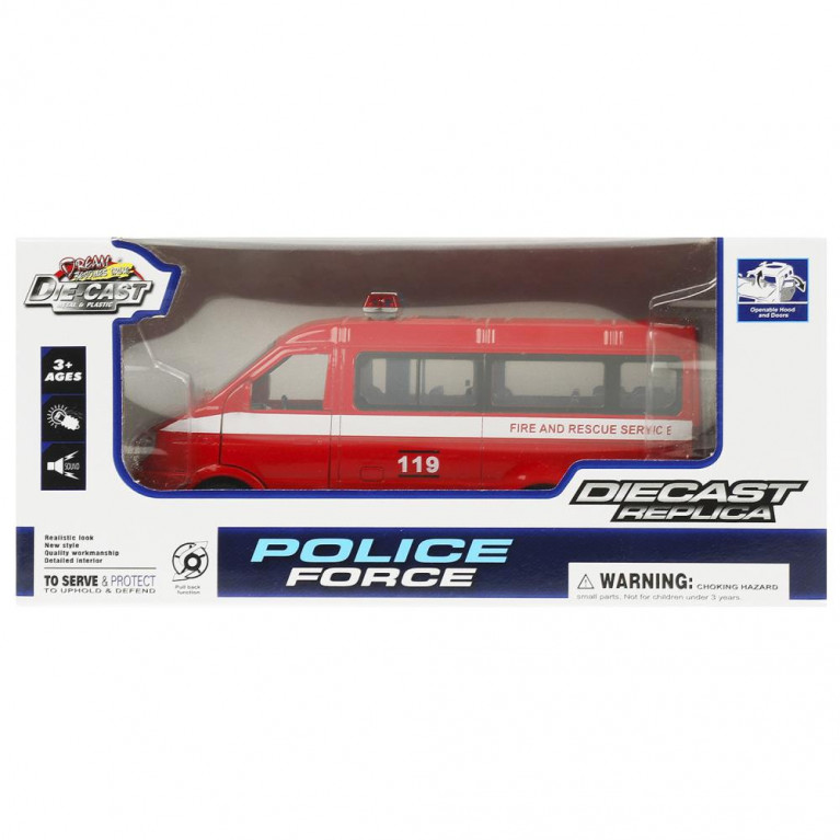 Машина металл. инерц. свет+звук 673D в кор. в кор.2*48шт