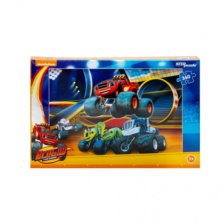 Steppuzzle  Пазлы   360 96066 Никелодеон. Вспыш и Чудо-машинки