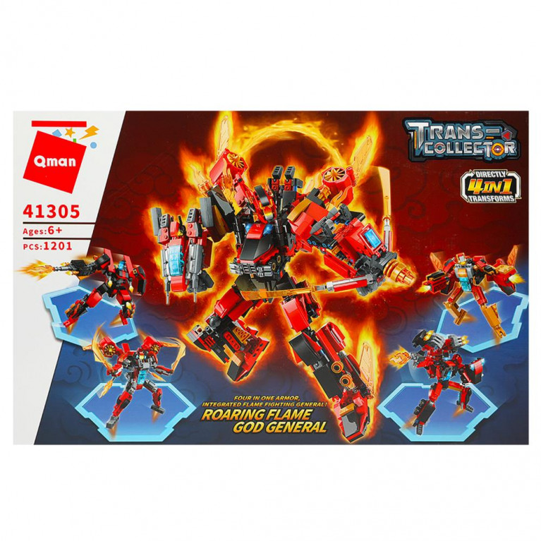 ллллл Конструктор пласт. робот, 1201дет. в кор. в кор.9шт 41305