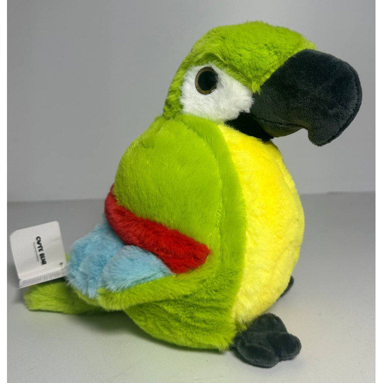 Игрушка мягкая попугай 25 см t6424