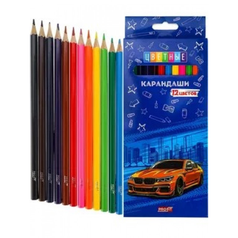 Набор  карандаши  цветные 12 цветов  кц-2634
