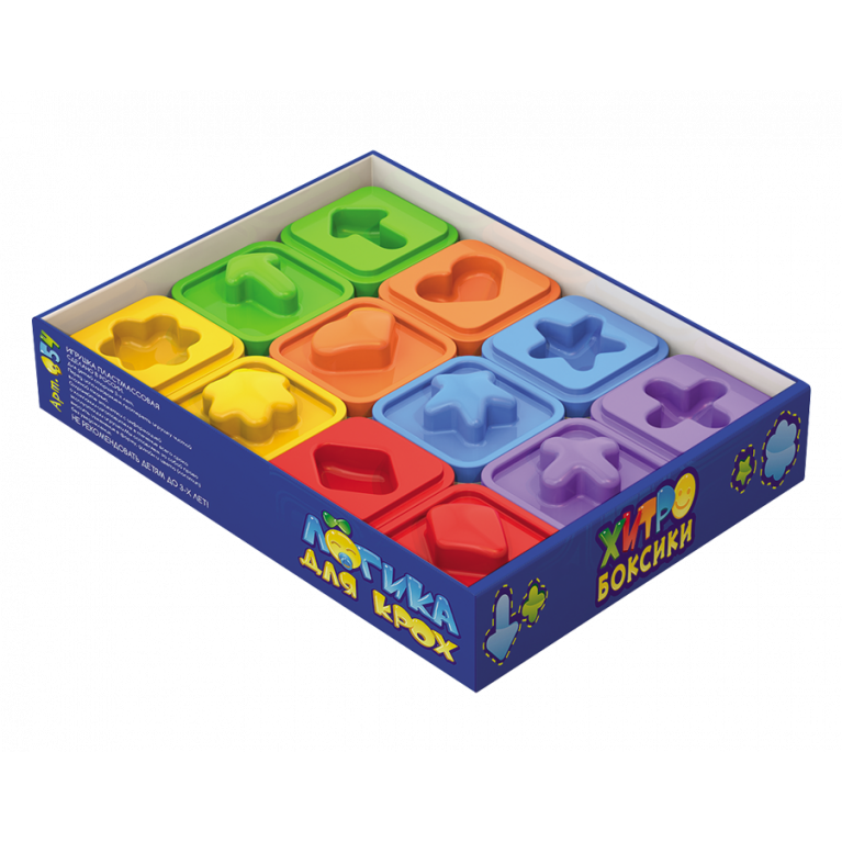 Игрушка  854 Логика для крох: "Хитробоксики" (мини-бокс)