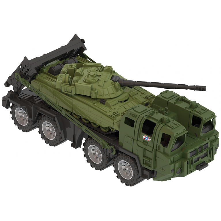 ЛЛЛЛЛ Нордпласт 258 Военный тягач Щит с танком 1/4