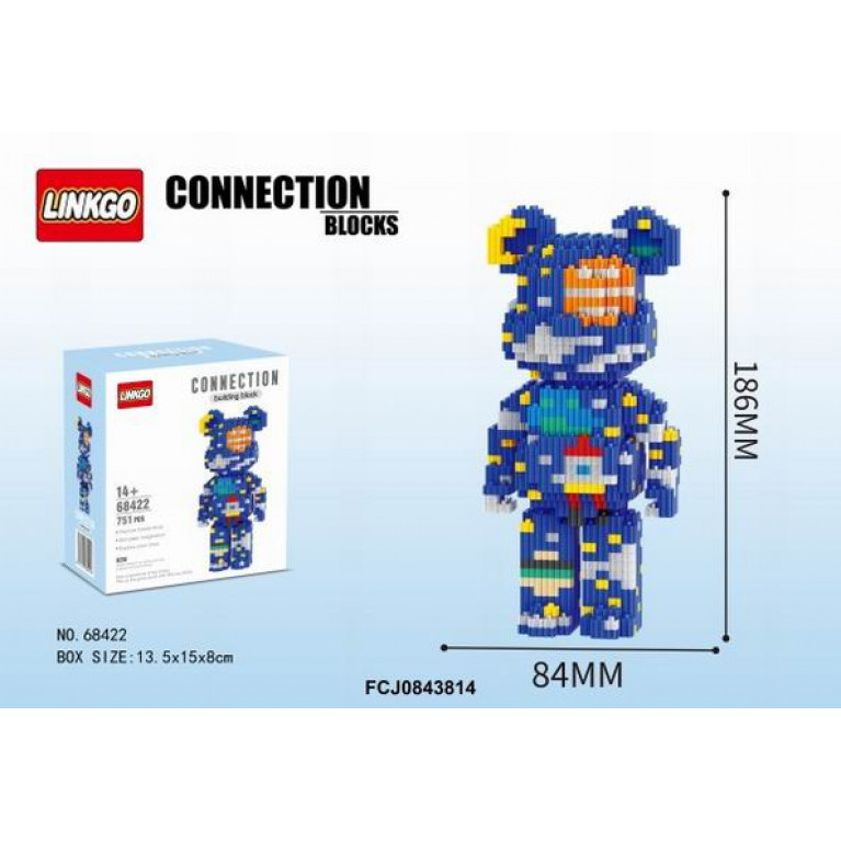 Конструктор  68422 "Космический медведь" 13.5x15x8 см  751 дет.