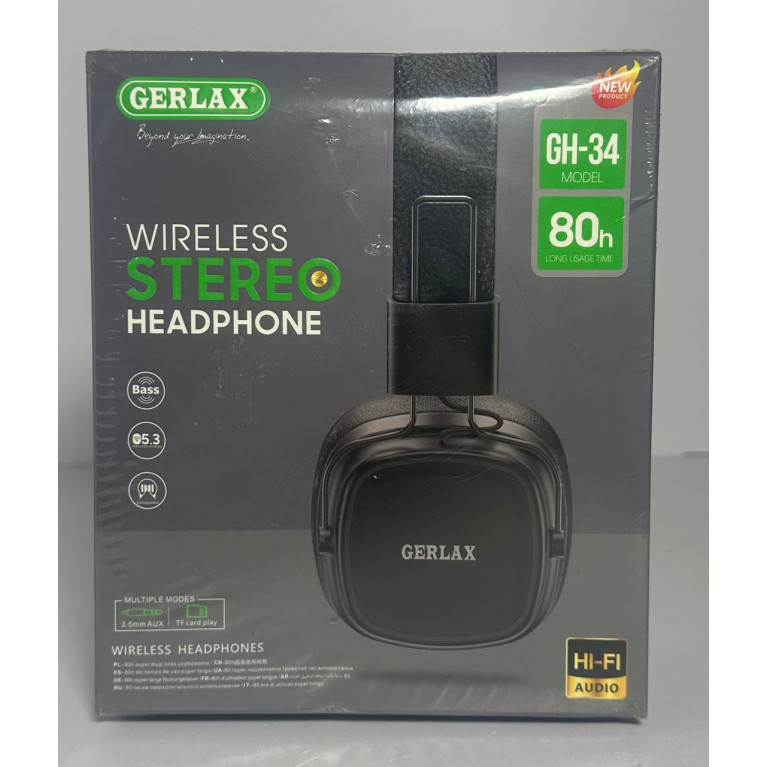 Наушники беспроводные полноразмерный 16*8*20 см gh-34