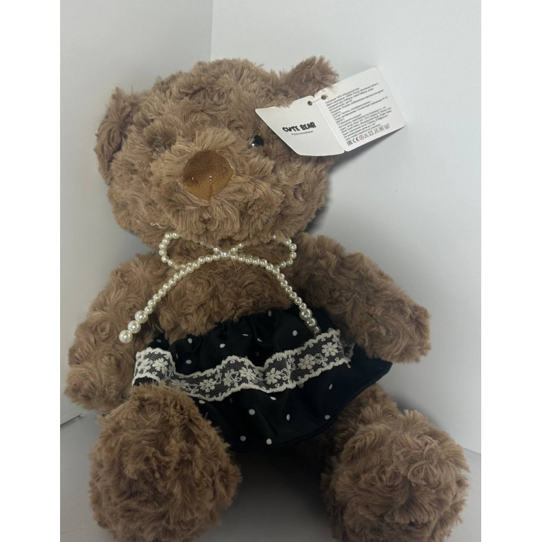 Игрушка мягкая медведь в юбке 30 см t7678