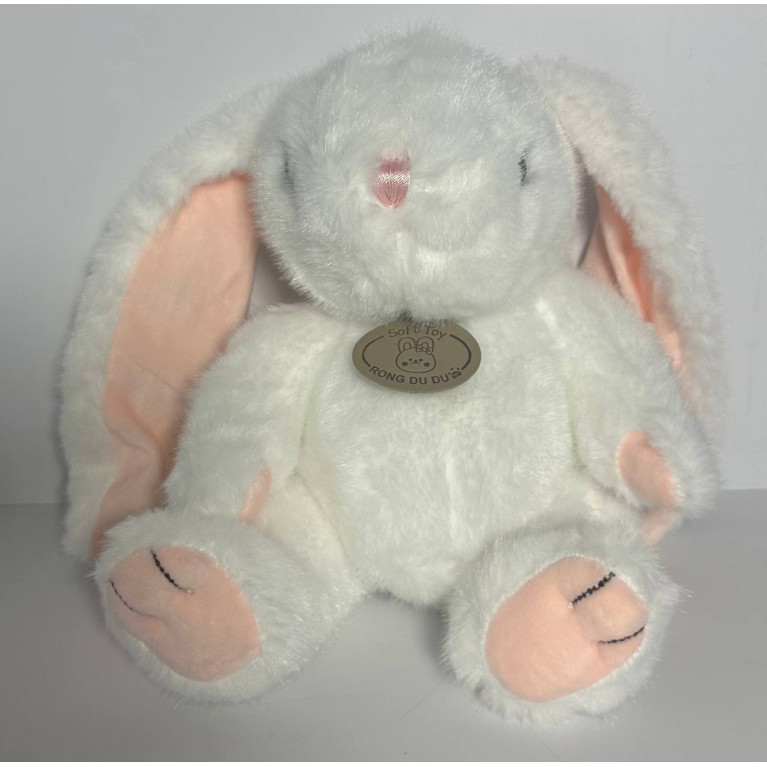 Игрушка мягкая антистресс в ушах  заяц 25 см t7601