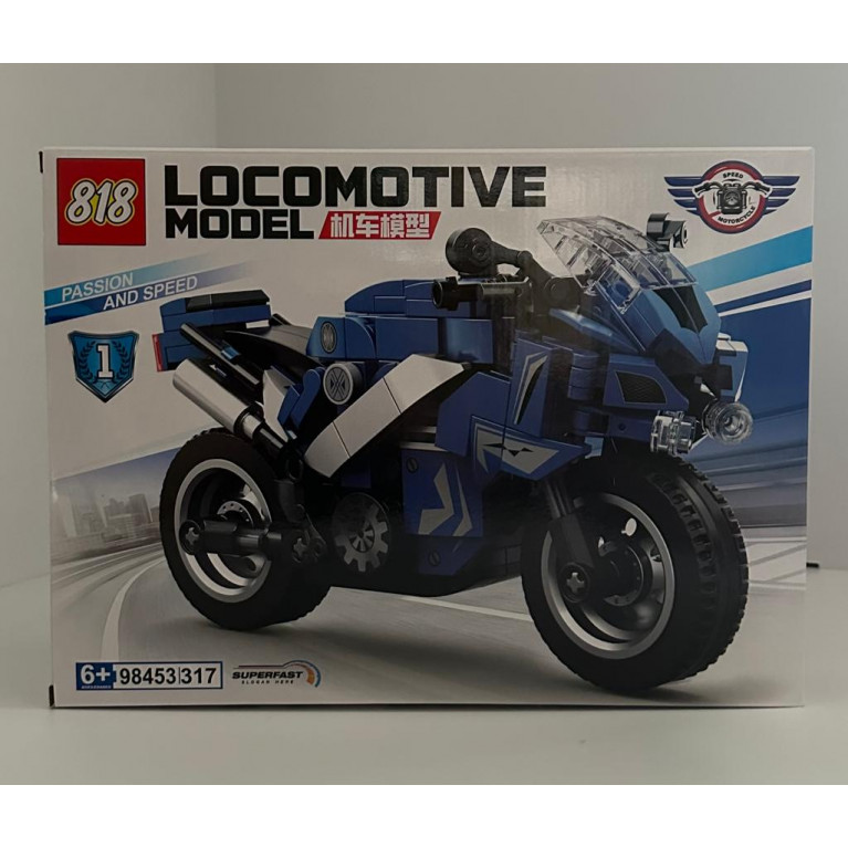 Игрушка конструктор мотоцикл  98453-1 317 деталей