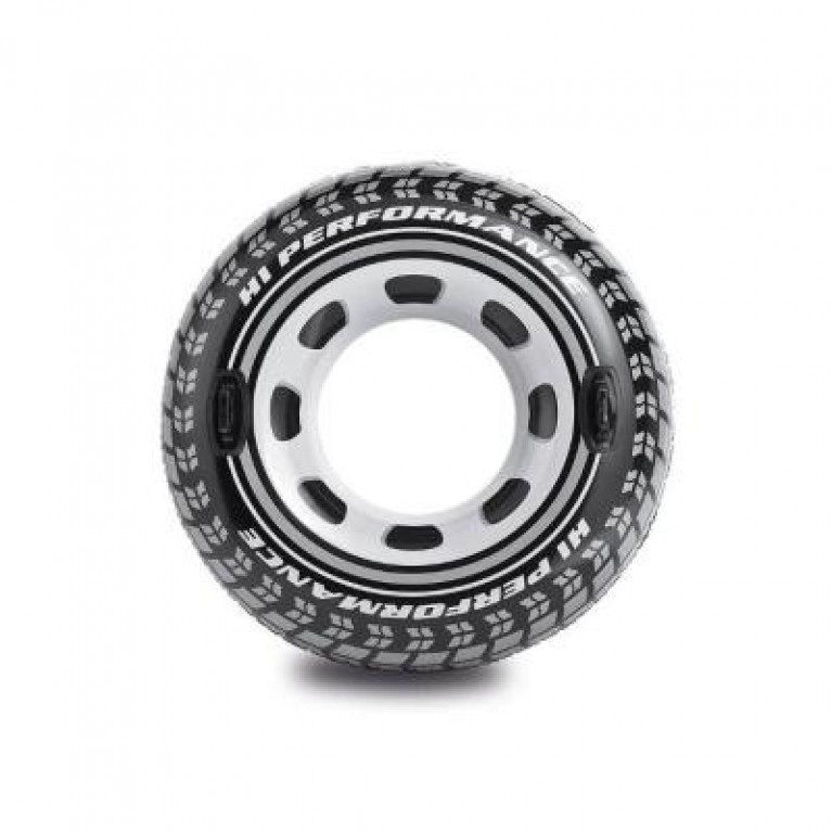 56268, Intex, Надувной круг 114см "Шина" до 100кг, от 9 лет, уп.6