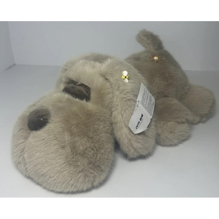 Игрушка мягкая собака лежачая 40 см t6291-40b