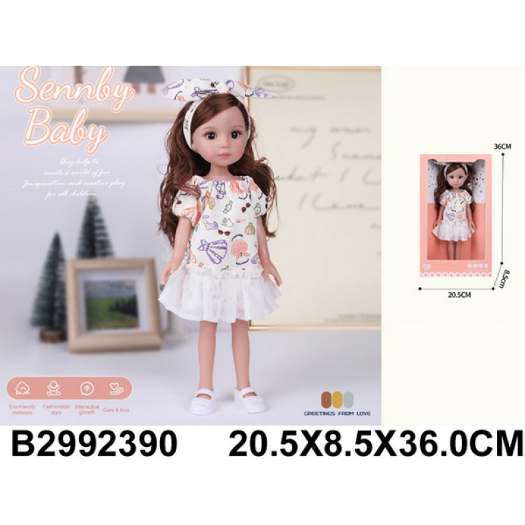 Кукла 35 см, в/к 20,5*8,5*36 см