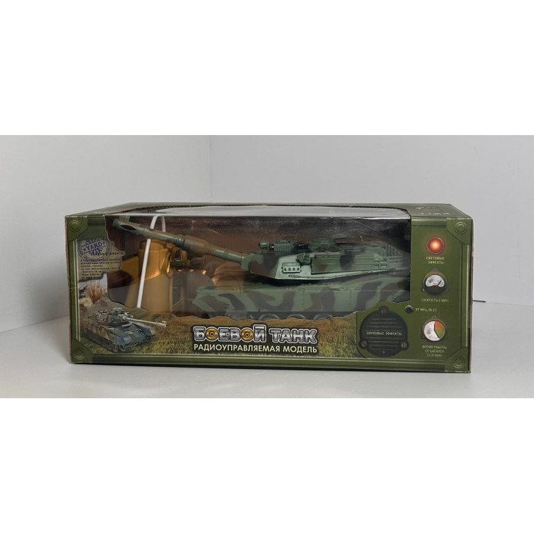 Танк 1:24 р/у Tiger, 41х19х16 кор. свет , звук