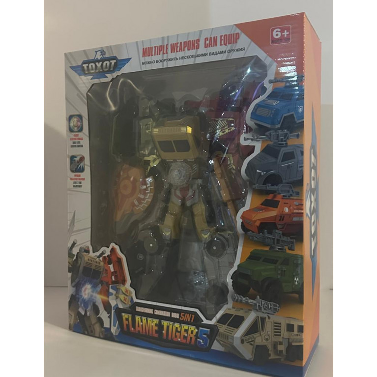 ллллл  Игрушка трансформер, свет 5в1 993-5c 30*11*36 см ооо