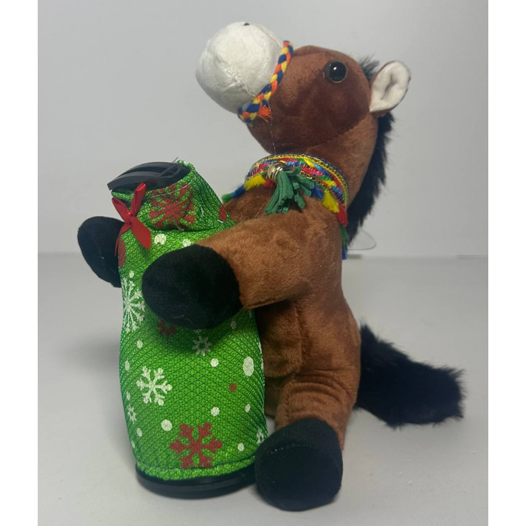 Игрушка мягкая лошадь  копилка 18*13 см