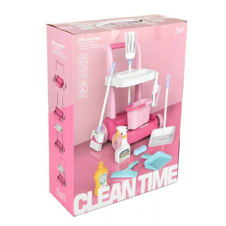 Набор для уборки "Чистюля", 11 дет., 36х15,5х48,5 см, кор. 133647