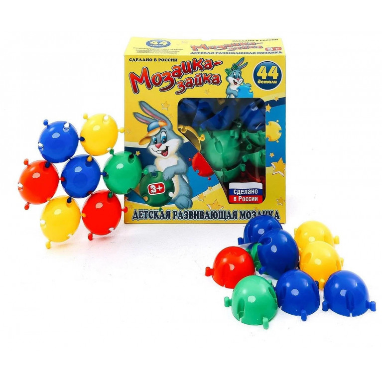 Арт.ПИ000032 Мозаика - зайка 44 дет.