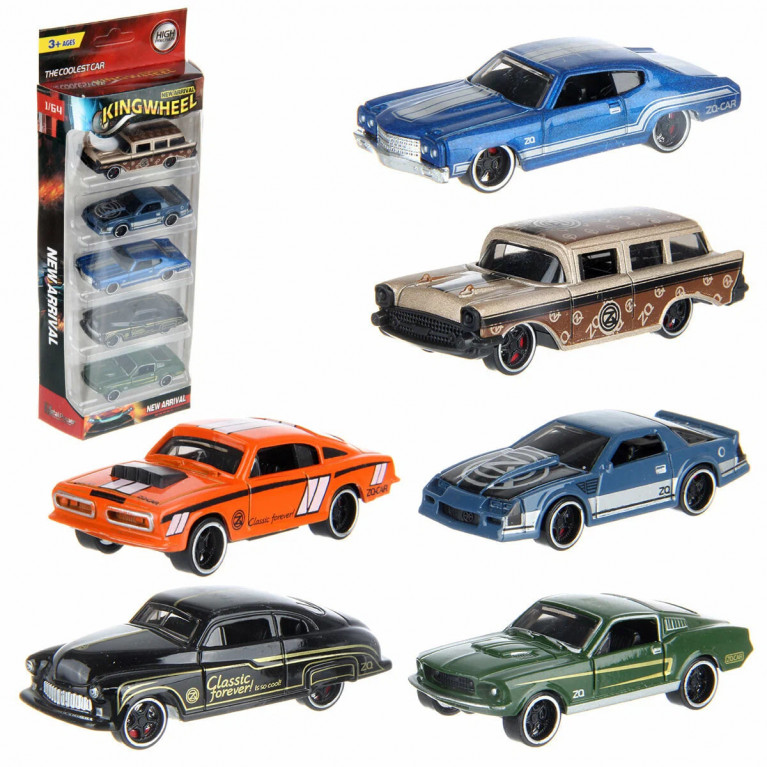 Набор машинок металл 1:64 11х27.6х4.4 см. 134442