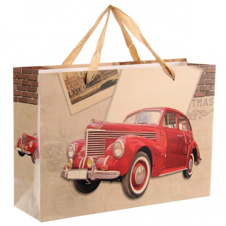 Подарочный пакет больш. 30x21x9 см горизонтальный, ламинированный 107860