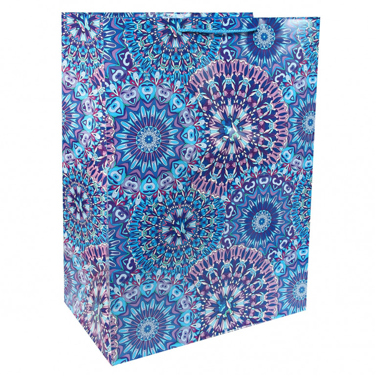 Подарочный пакет бум.26 супер вертик.- иллюзия, 40х55х24см 48620