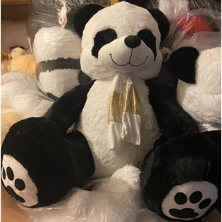 Игрушка мягкая   панда  шарф 110 см   ббб