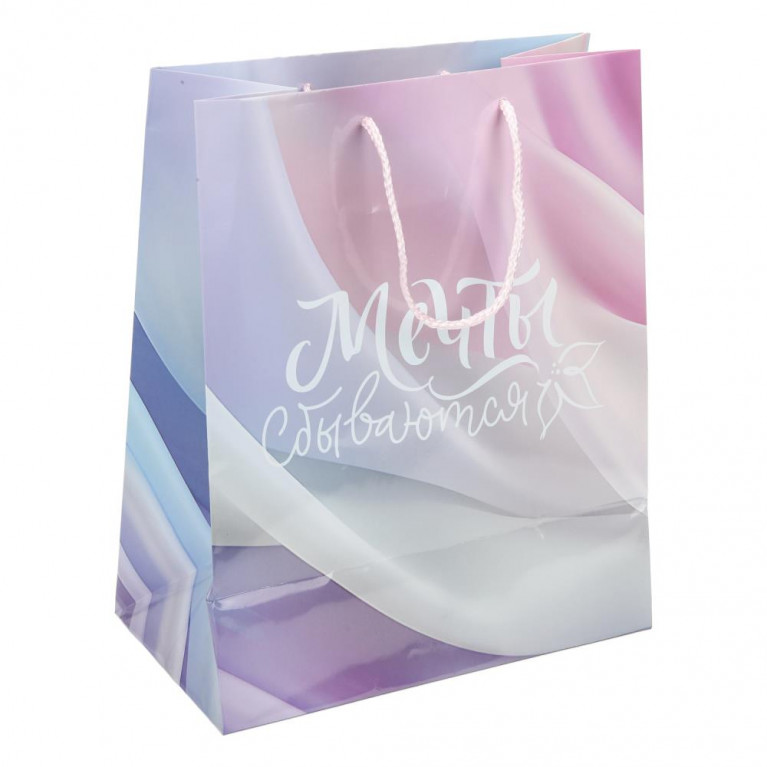 Пакет подарочный глянцевый l,мечты,140 гр/м2 ЧУДО ПРАЗДНИК в кор.10*12шт