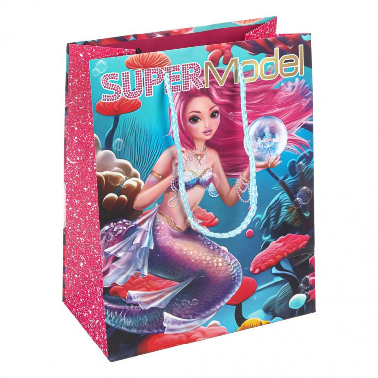 Пакет подарочный МАТОВЫЙ xl,русалка модель,140 гр/м2 ЧУДО ПРАЗДНИК в кор.5*12шт