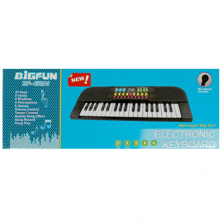 Электроорган (220v) с микрофоном BF-430A1 в кор. в кор.2*30шт