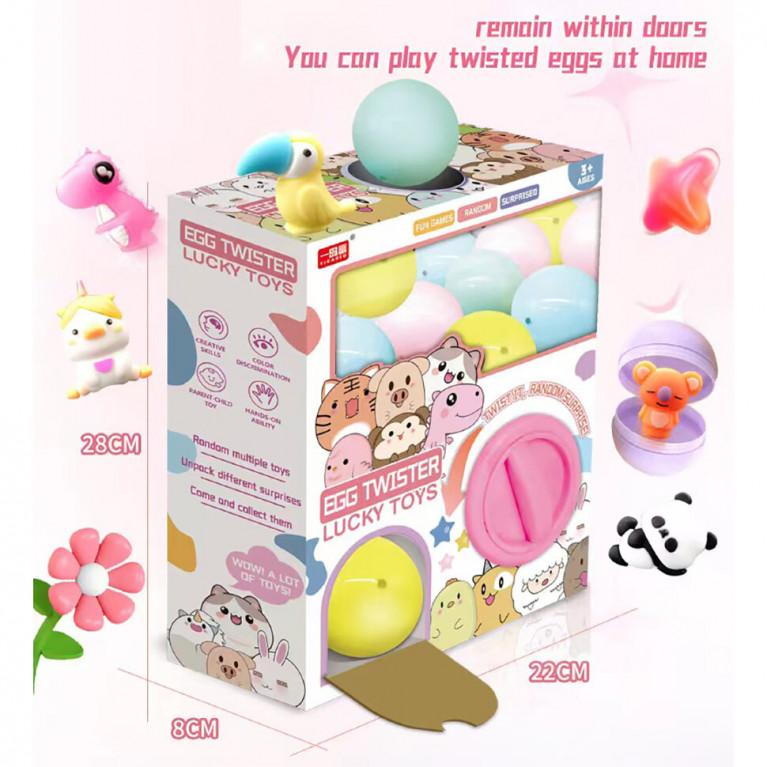 Игрушка "Сюрприз" в яйце в ассорт., кор. 134633 22*8*28 см