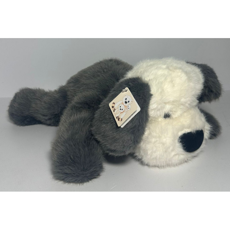 Игрушка мягкая  собака  лежачая антистресс 30 см t6297-40  40 см