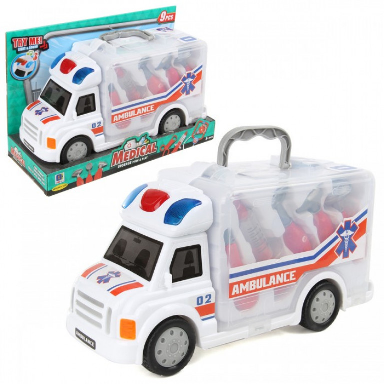 Набор "Доктор" с машиной, 32х12,5х15, кор. 80950