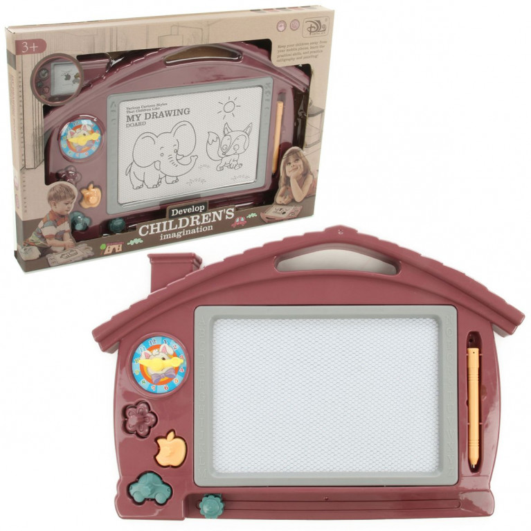 Доска для рисования "Домик" 36х25,5х3 см. 134679