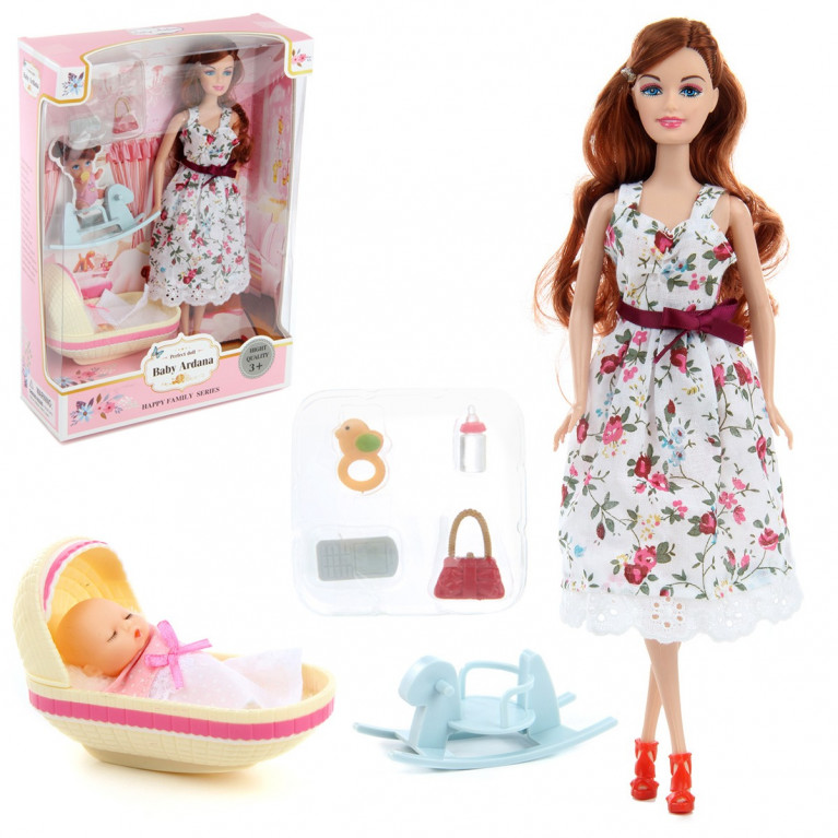Игрушка кукла  с пупсом  22*8,5*31,5 см 117892