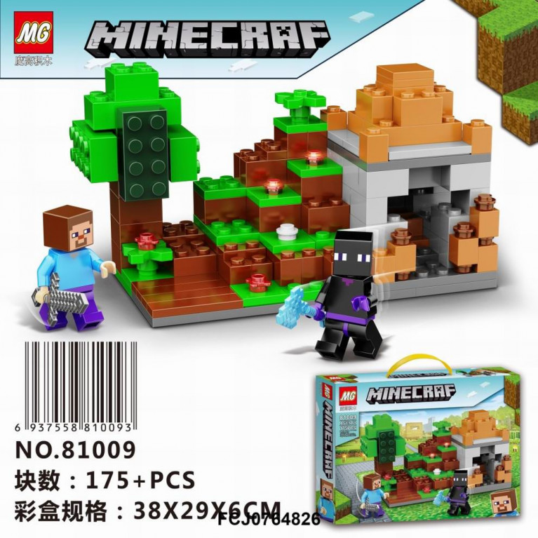 Конструктор MG 81009  "Битва с Эндерменом" 175 дет. 38x29x6 см