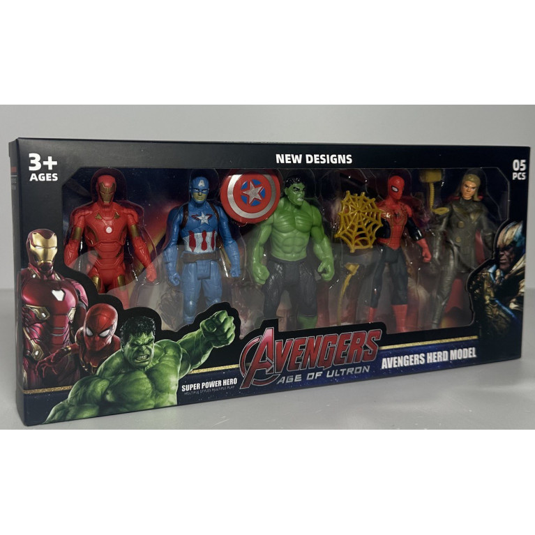 Игрушка набор героев в коробке 5в1 34*3,5*15 см 8155