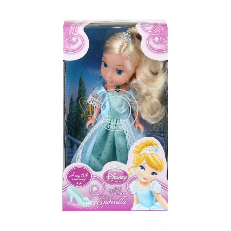 Кукла 25 см озвуч, Золушка, свет. амулет, рук и ноги сгиб, акс. 2 шт, в короб No name в кор.24шт