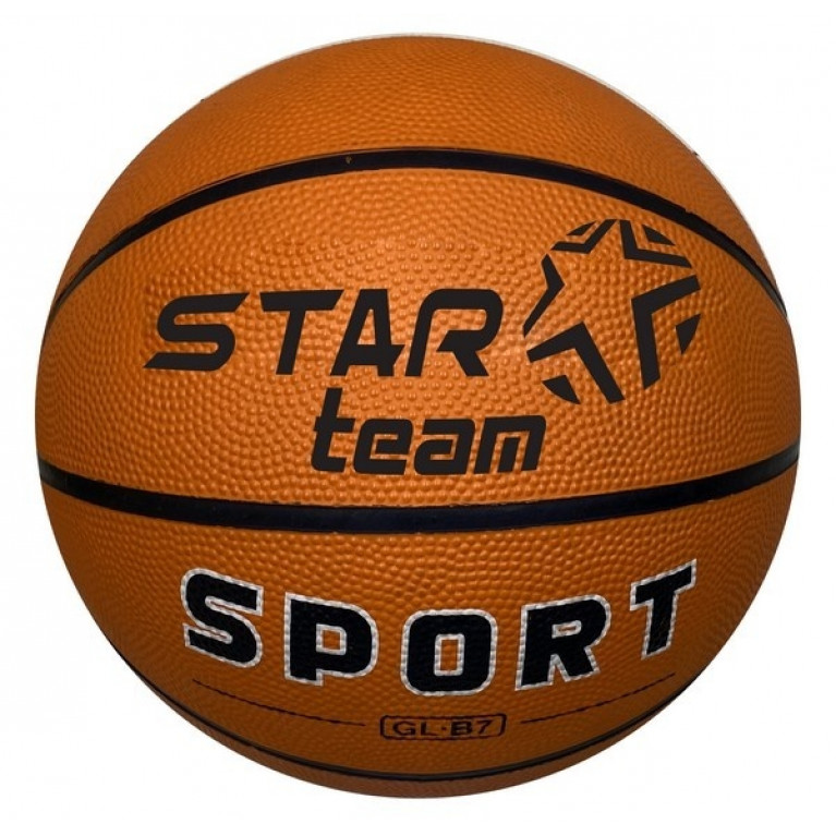 Баскетбольный мяч 520 грамм, 1 цвет, резина, диаметр 25 см, 30*12 см