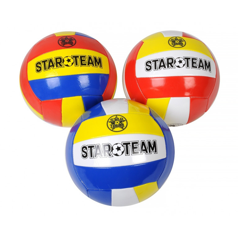 Мяч волейбольный "STARTeam" PVC, двухслойный, вес 260 гр, 3 цвета в ассорт. в/п диаметр 21 см, 21*14 см