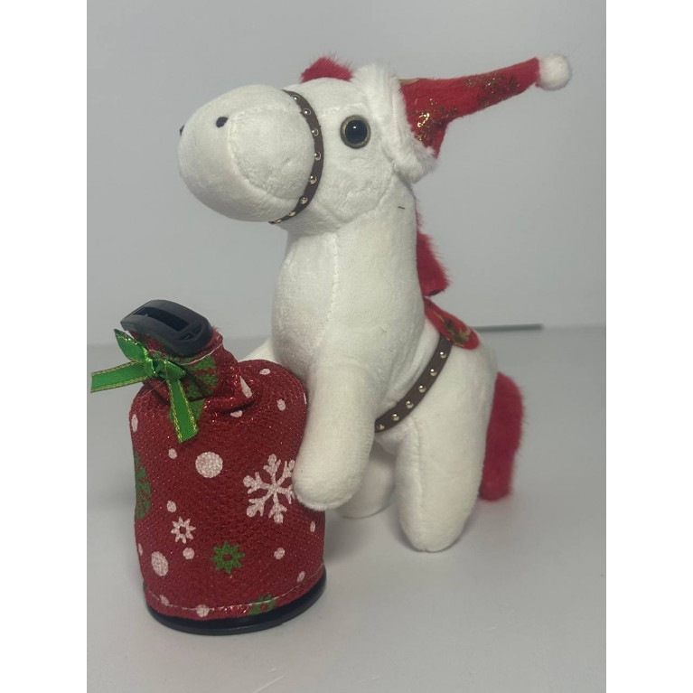 Игрушка мягкая лошадь  копилка 15*16 см