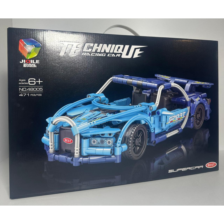 Игрушка машина конструктор 471 детали 48005  52*7,5*35 см