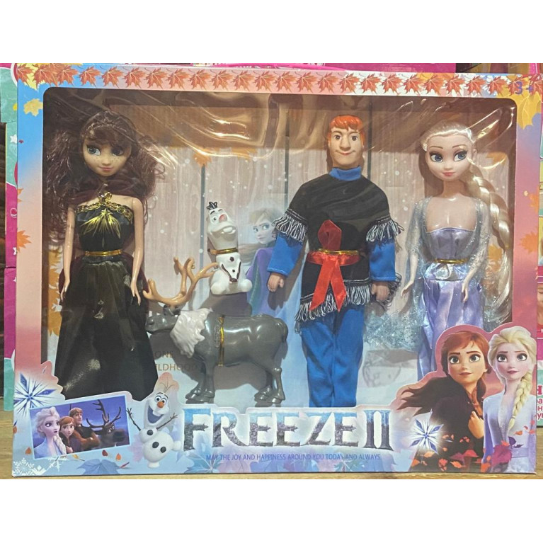 Игрушка набор кукол 5в1 42*32*5