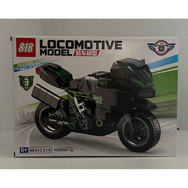Игрушка конструктор мотоцикл  98453-3 319 деталей